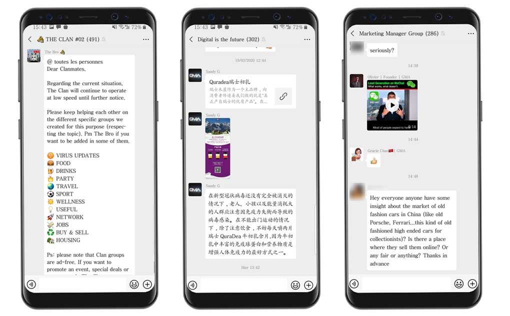 Wechat group marketing
